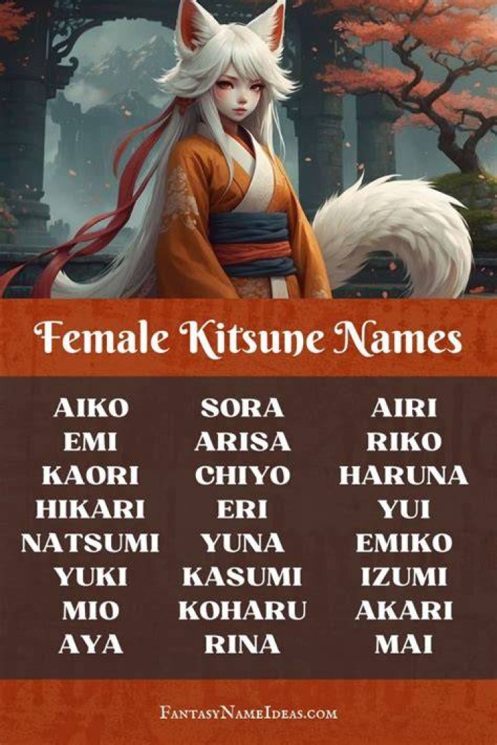 450 Catchy Kitsune Names For You