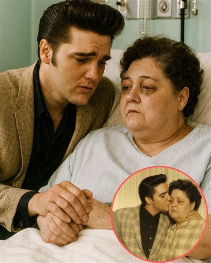 August 14, 1958 Elvis Presley’s mother Gladys Presley died of a heart