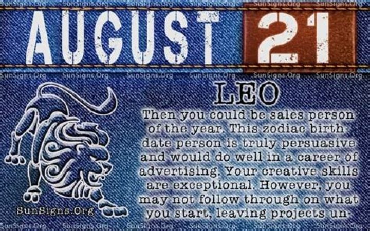 August 21 Zodiac Horoscope Birthday Personality