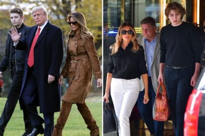 Barron Trump, 16, cruelly trolled over his 6ft 7in height by social