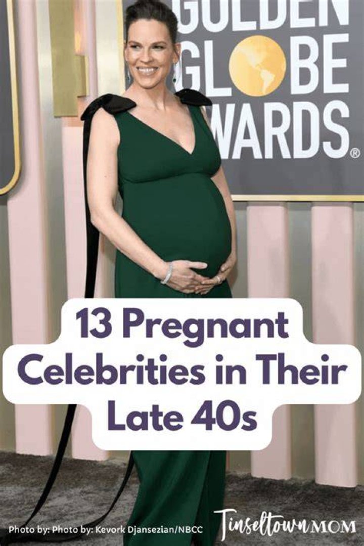 Celebrities Over 40 and Pregnant Baby Bump Pics