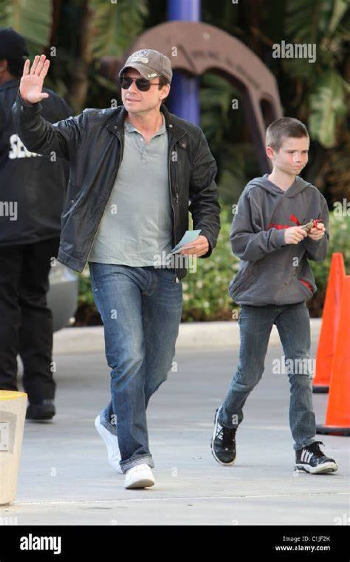 Christian slater with son High Resolution Stock Photography and Images