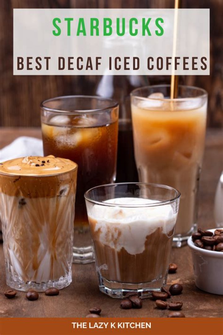 Does Starbucks Have Decaf Iced Coffee? What to Know! Coffee Levels