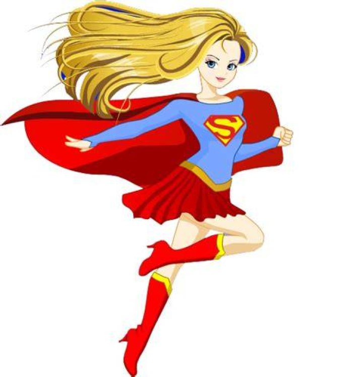 Download Supergirl Clip Superwoman Cartoon Super Hero Girl Png