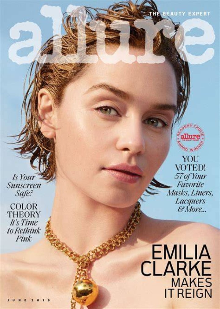 EMILIA CLARKE in Allure Magazine, June 2019 HawtCelebs