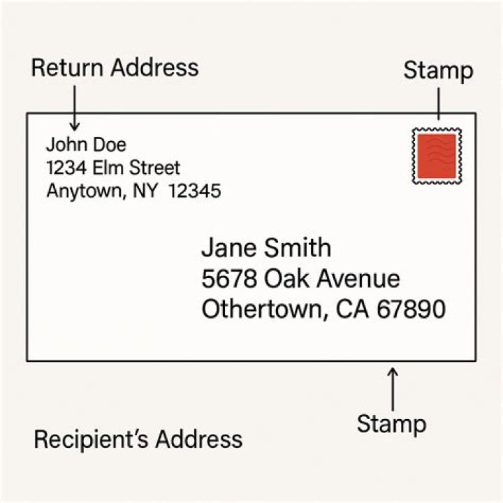 how to write address on envelope Eydik