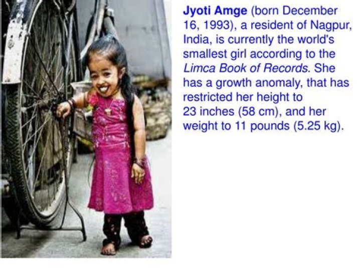 Jyoti Amge, Born 16 December 1993, Nagpur, India SolarMovie