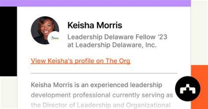 Keisha Morris Leadership Delaware Fellow ‘23 Leadership Delaware