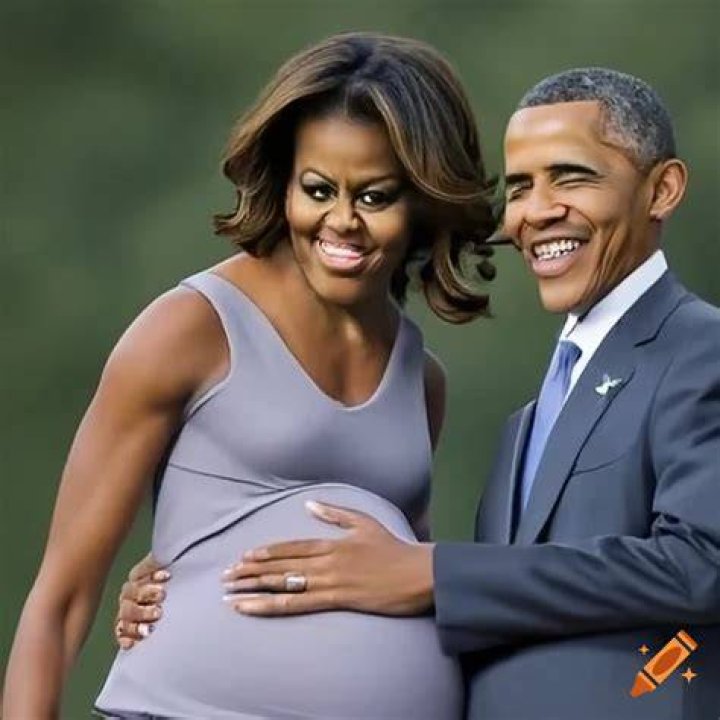 Michelle Obama pregnant in 2012