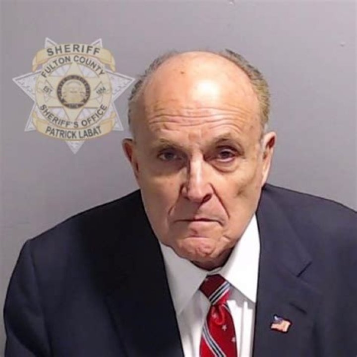Rudy Giuliani Mugshot Sheriff Releases Former Mayor's Booking Photo