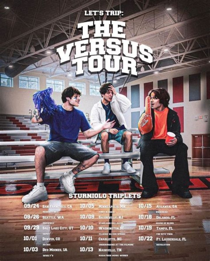 Sturniolo Triplets Versus Tour The Rampage