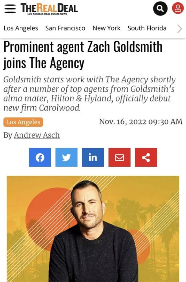 The Team — ZACH GOLDSMITH