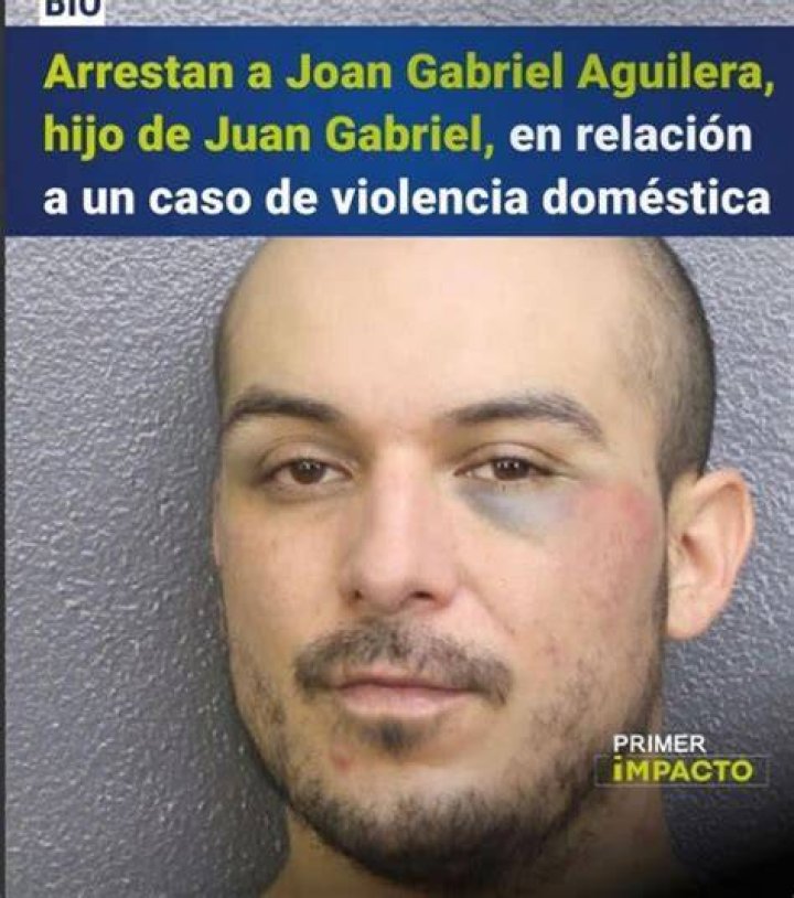 They arrest Joan Gabriel Aguilera for alleged domestic violence