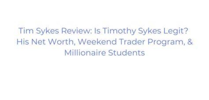 Timothy Sykes Review Legit or a Scam Artist? (HONEST) Updated April