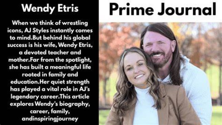 Wendy Etris 3 Facts to Know About AJ Styles' Wife Wendy Etris 3 Facts