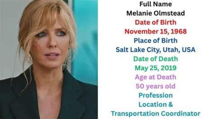 Who Is Melanie Olmstead And What Happened To Her?