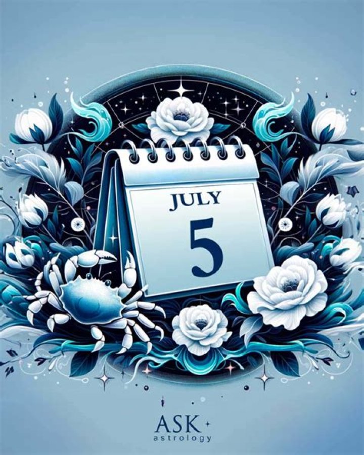 Zodiac Calendar July 5 Happy Birthday Cancer Sun Sign!